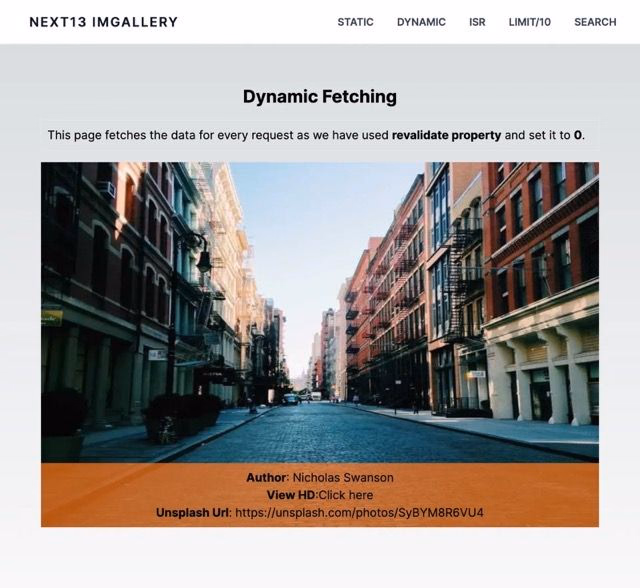 NextJs 13.4 Image Gallery