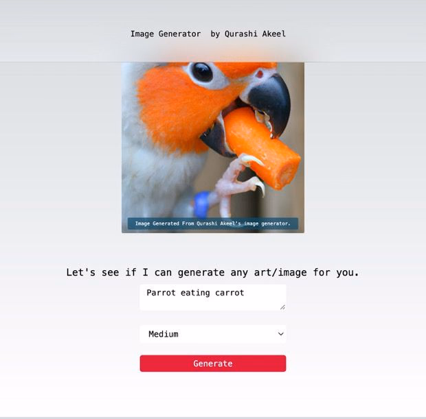 OPEN AI Image Generator